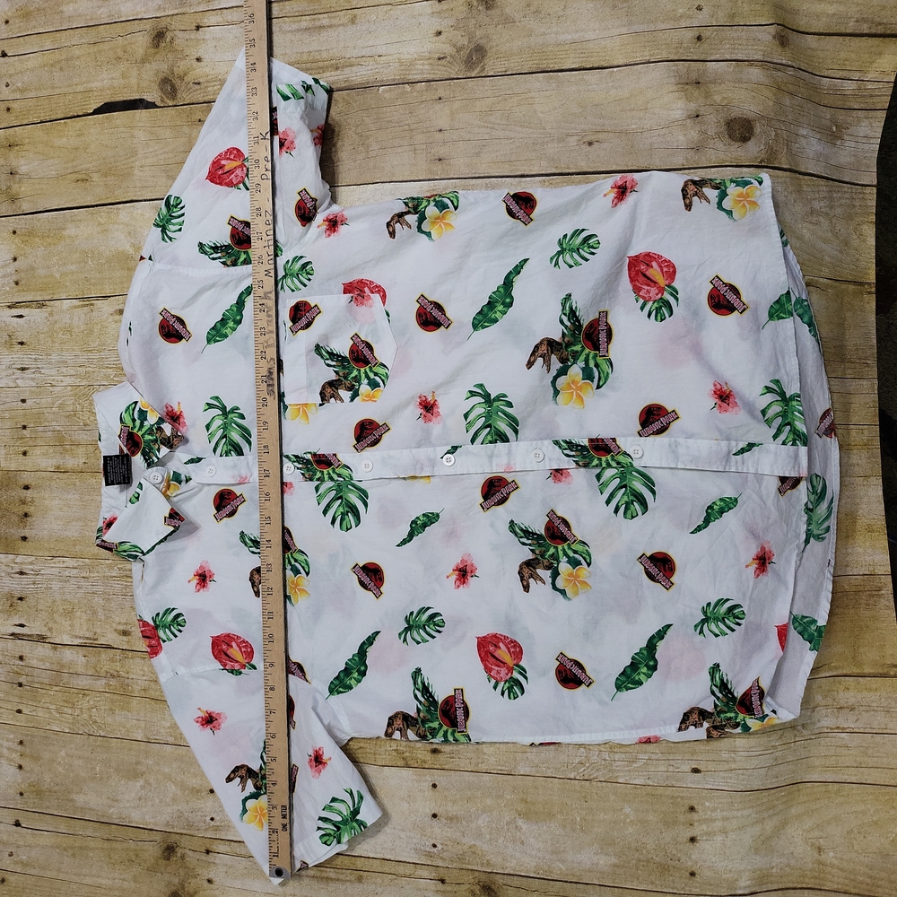 Universal Studios Jurassic Park Button-Up Shirt - image 4